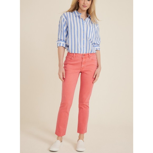 Maurices Pants - Maurices Colored Mid Rise Slim Straight Ankle Jean - 0 REG